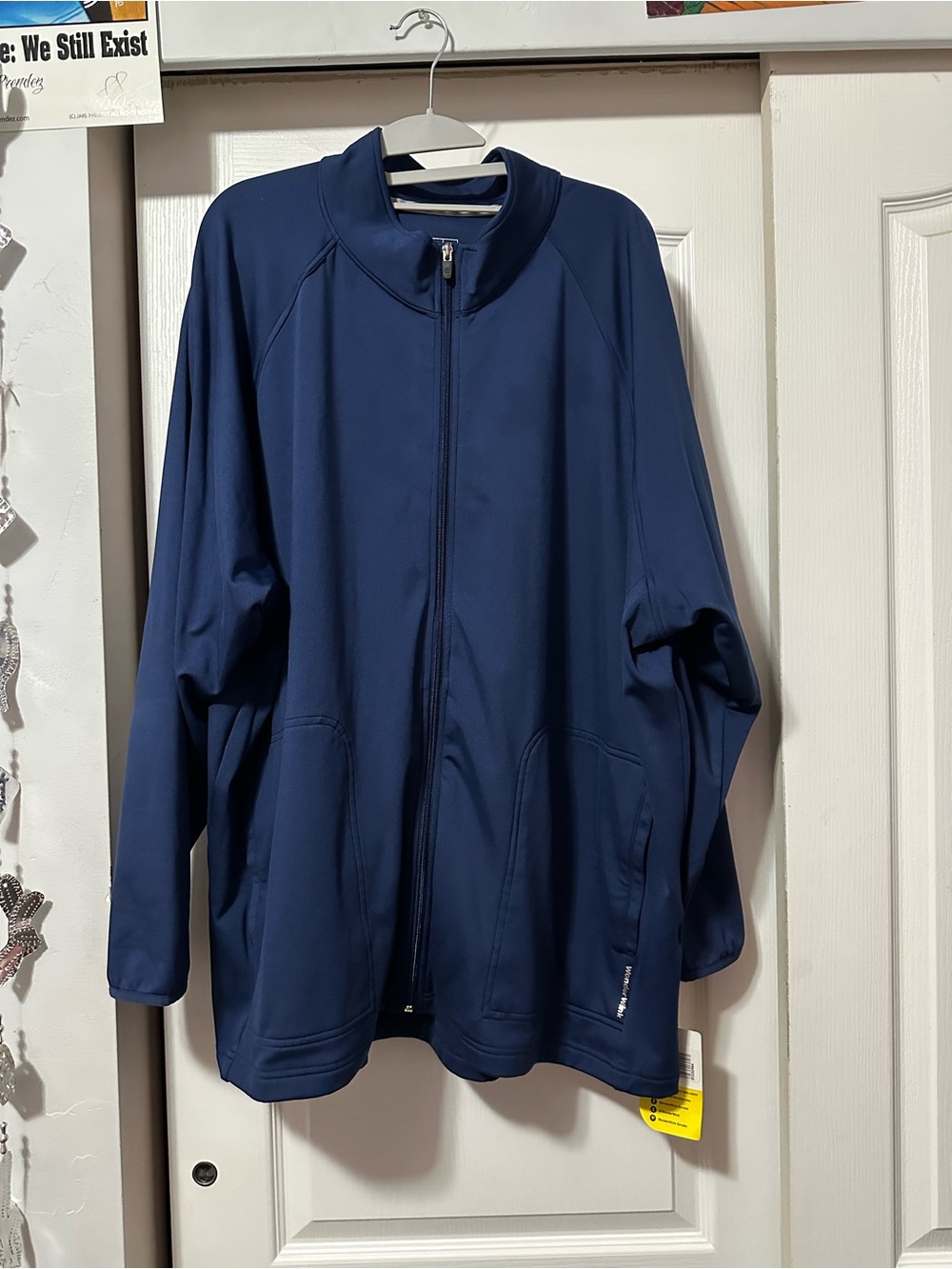 WonderWink Women's Navy Full-Zip Performance Jacket 2XL
